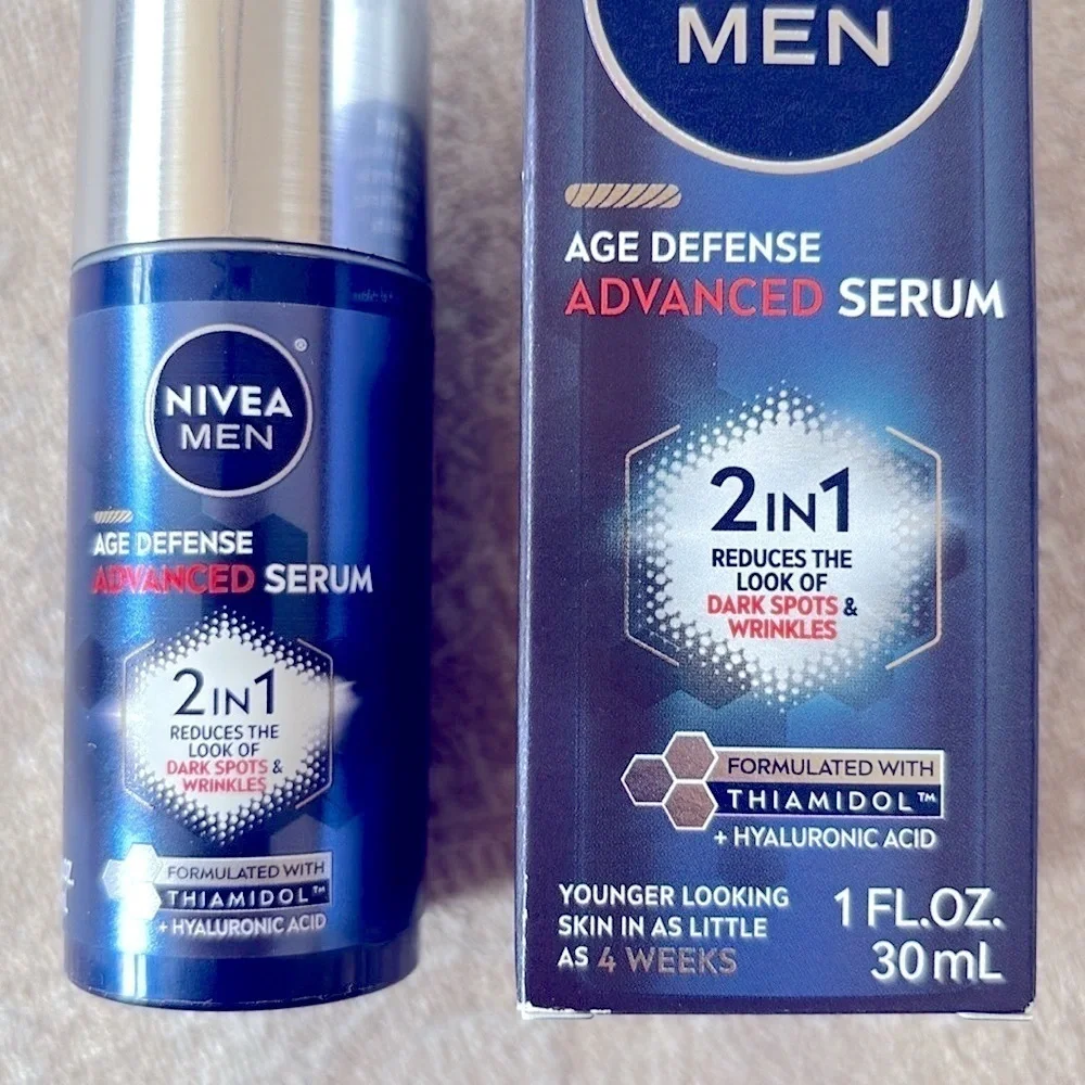 Brand New NIVEA MEN AGE DEFENSE ADVANCED SERUM 30ml Dark Spots Wrinkles